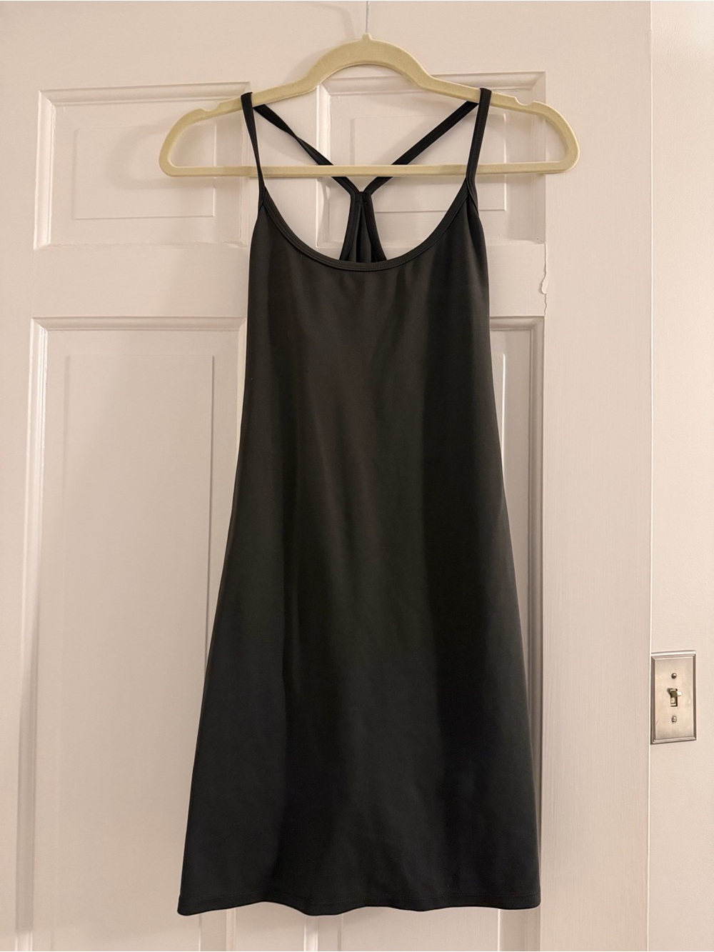 Quince Grey Athletic Dress With Shorts